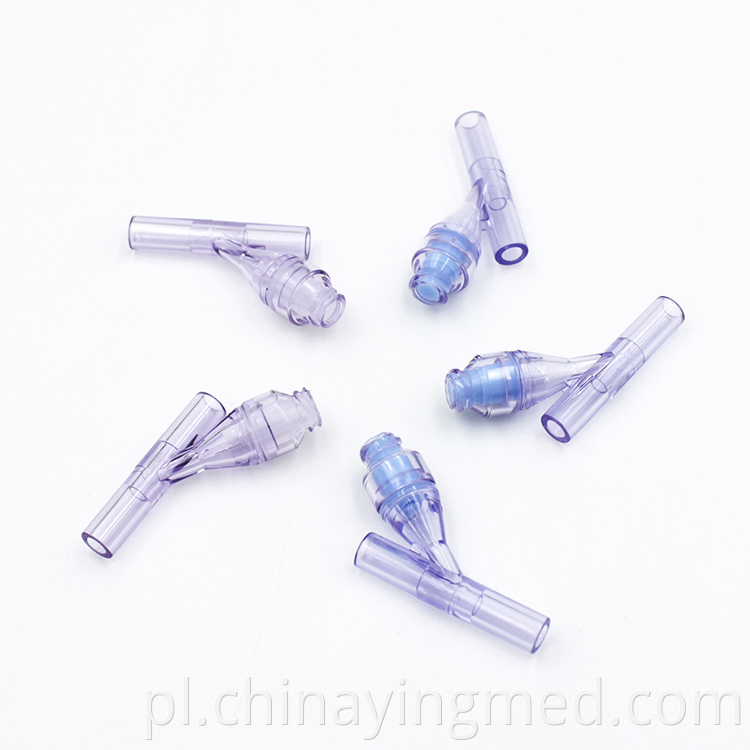 Sterile Y Type Needle Free Connector